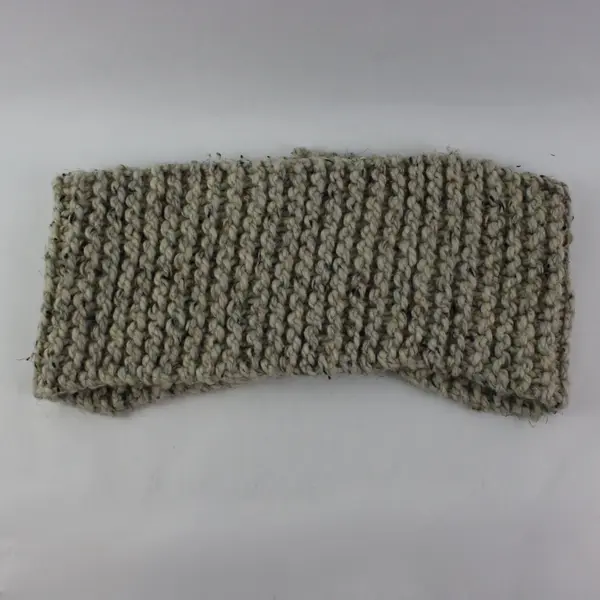 Cream Speckled Chunky Knit Infinity Scarf