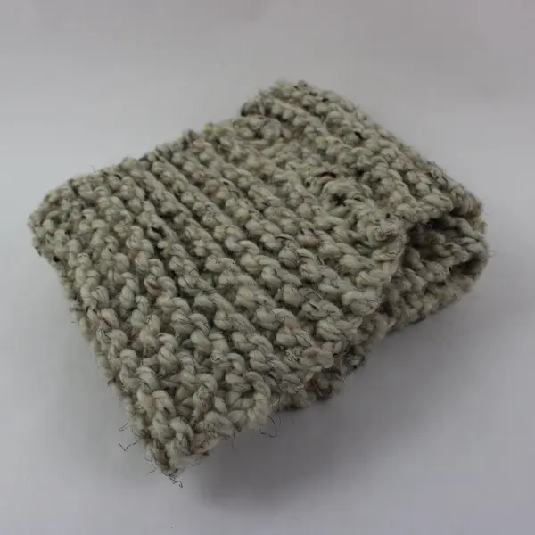 Cream Speckled Chunky Knit Infinity Scarf