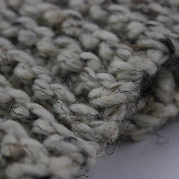 Cream Speckled Chunky Knit Infinity Scarf