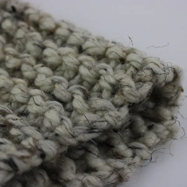 Cream Speckled Chunky Knit Infinity Scarf