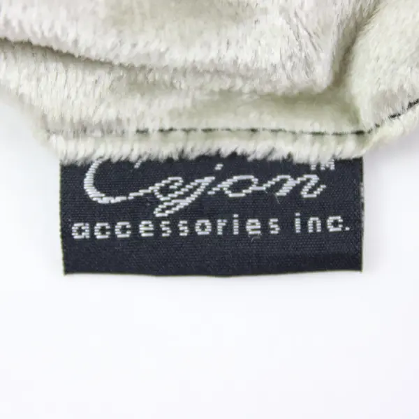 Cejon Women's Patchwork Velour-Like Scarf Black Cream Olive Taupe Gray-Brown