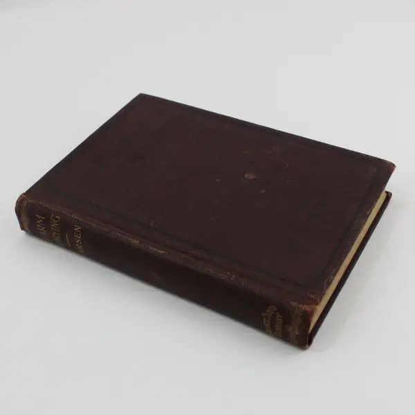 Antique 1919 HC Book Farm Dairying by C Larsen Feeding & Care of Dairy Cattle