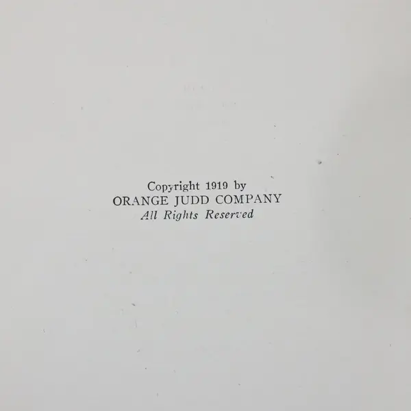 Antique 1919 HC Book Farm Dairying by C Larsen Feeding & Care of Dairy Cattle