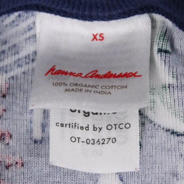 Hanna Andersson Women's XS Multicolor Christmas Tree Pajama Top