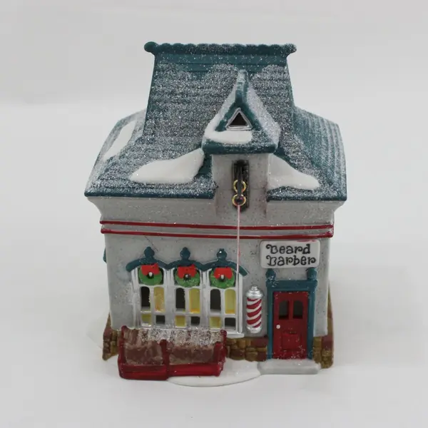 Department 56 North Pole Beard Barber Shop #56340 Retired w/ Original Box