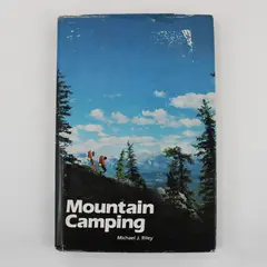 Mountain Camping by Michael J Riley Mountain Outdoor Camping Book VTG 1979 HC DJ