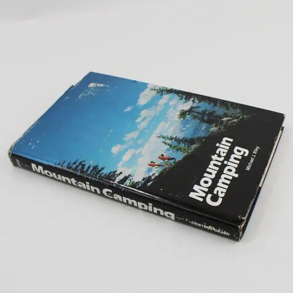 Mountain Camping by Michael J Riley Mountain Outdoor Camping Book VTG 1979 HC DJ