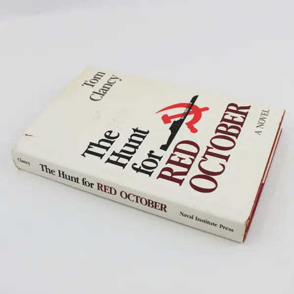 Vintage 1st Edition 1984 Tom Clancy Novel The Hunt for Red October Hardcover DJ