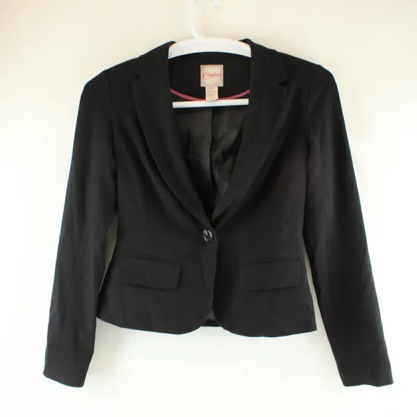 Candie's Women's Black Blazer Size Medium