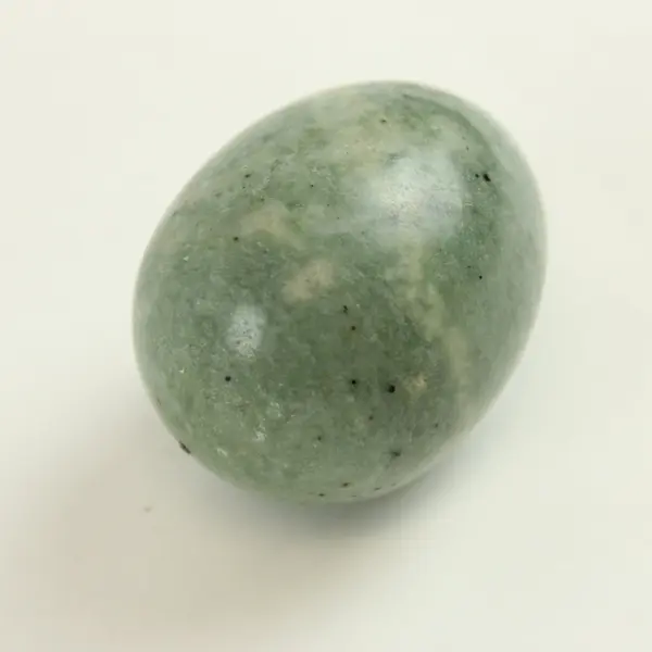 Green Aventurine Egg Shaped Polished Stone Crystal Display Specimen