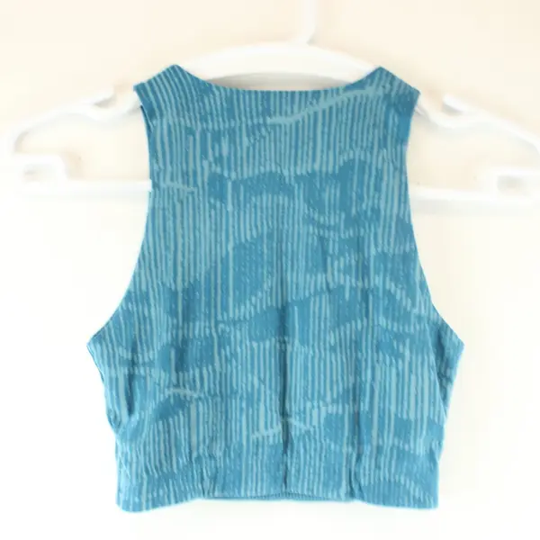 REI Women's Blue Cropped Tank Top XS Activewear