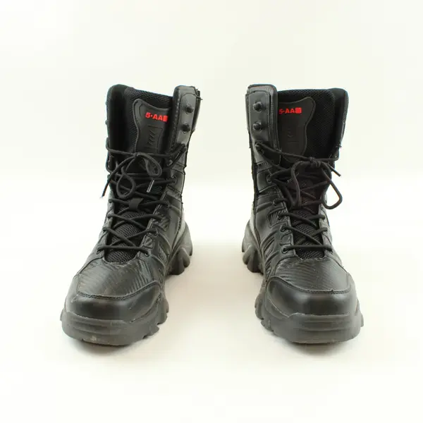 WGGN 5AA Men's Tactical Boots Lace-Up Black Size 9