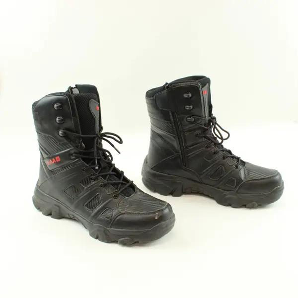 WGGN 5AA Men's Tactical Boots Lace-Up Black Size 9