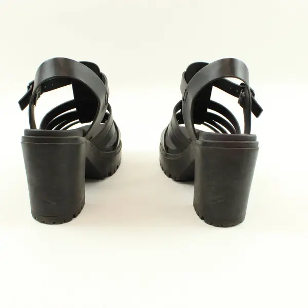 MIA M11841MG/CLARE Women's Strappy Platform Heels Black Size 6M
