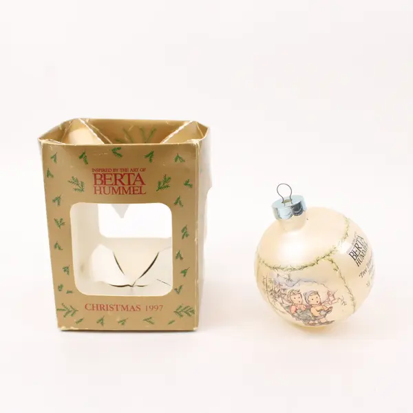 Berta Hummel Tree Trimming Time 1997 Christmas Ornament w/ Box