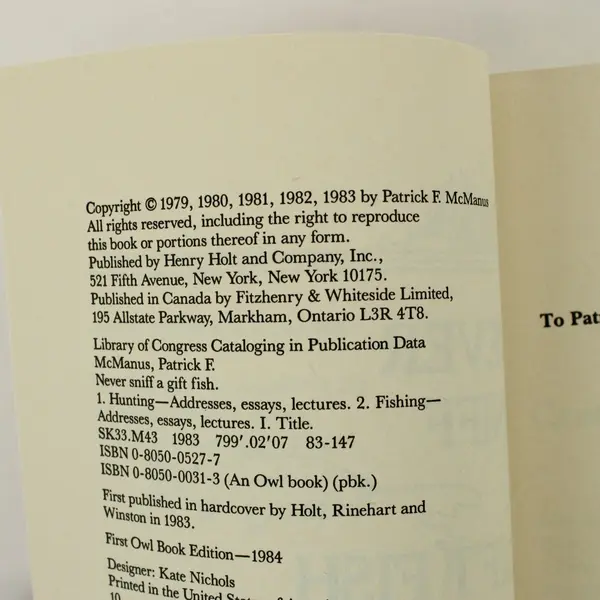 The McManus Treasury 4-Book Paperback Box Set Patrick F McManus 1981-1986 PB