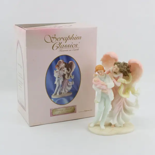 1999 Roman Seraphim Classics Caring Touch Angel Figurine 81663 