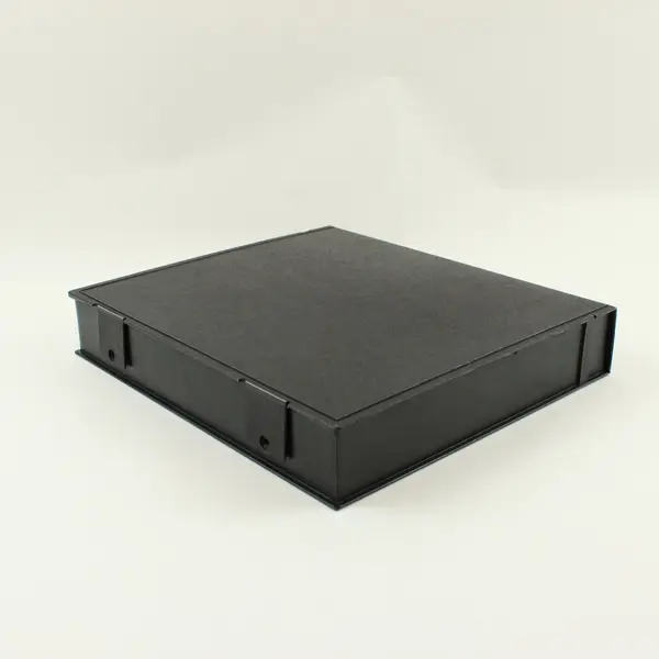 PerforeMore Black 3-Ring 1-Inch Binder Snap Closure Case 12.25 x 11.75