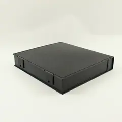 PerforeMore Black 3-Ring 1-Inch Binder Snap Closure Case 12.25 x 11.75