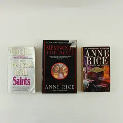 Lot of 3 Anne Rice Paperback Novels 1991 1999 & 2008 Good Condition