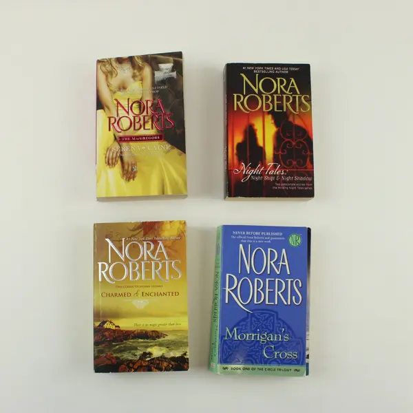 Lot of 4 Nora Roberts Romance Novels Fiction Paperback Books 2004-2011