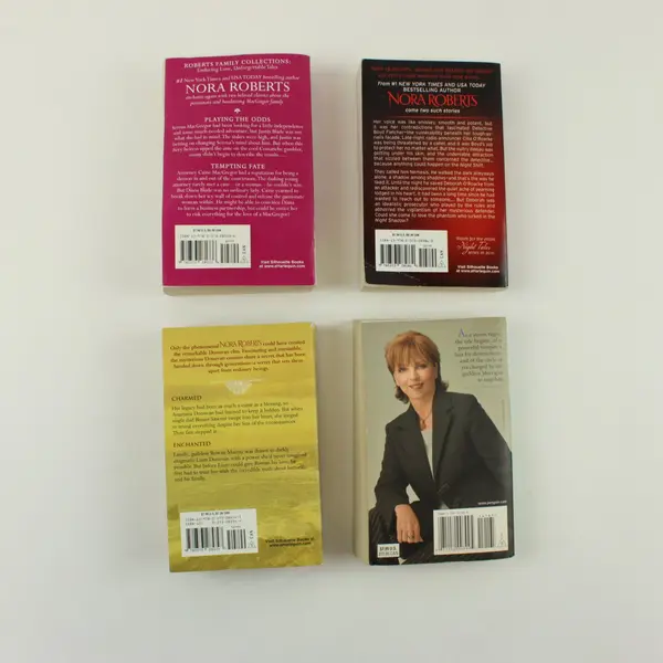 Lot of 4 Nora Roberts Romance Novels Fiction Paperback Books 2004-2011