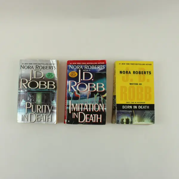 Lot of 3 Nora Roberts In Death Series Novels Written as J D Robb Paperback Good