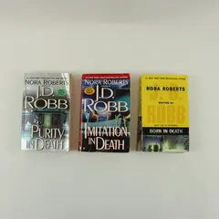 Lot of 3 Nora Roberts In Death Series Novels Written as J D Robb Paperback Good