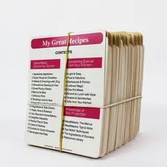 My Great Recipe Cards 1989 Sections 1 thru 30 Good Condition Missing Cards 