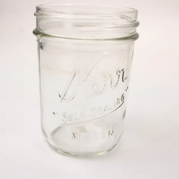 Set of 6 Kerr & Ball Narrow Mouth Half Pint Canning Jars