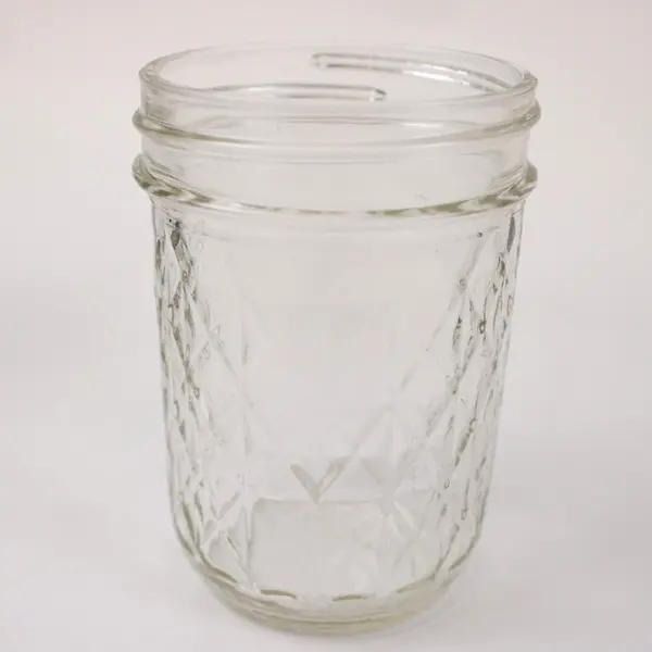 Set of 6 Kerr & Ball Narrow Mouth Half Pint Canning Jars