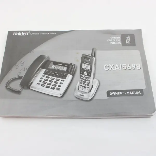 Uniden D1680-4 Digital Answering System Home Phone Base Handset