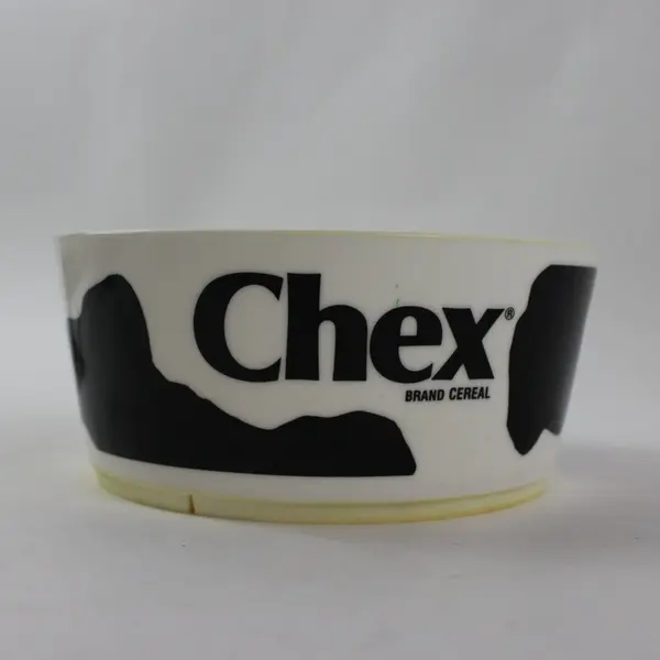 Chex Cow Print Ceramic Bowl with Cow Figurine 5.5 Inch