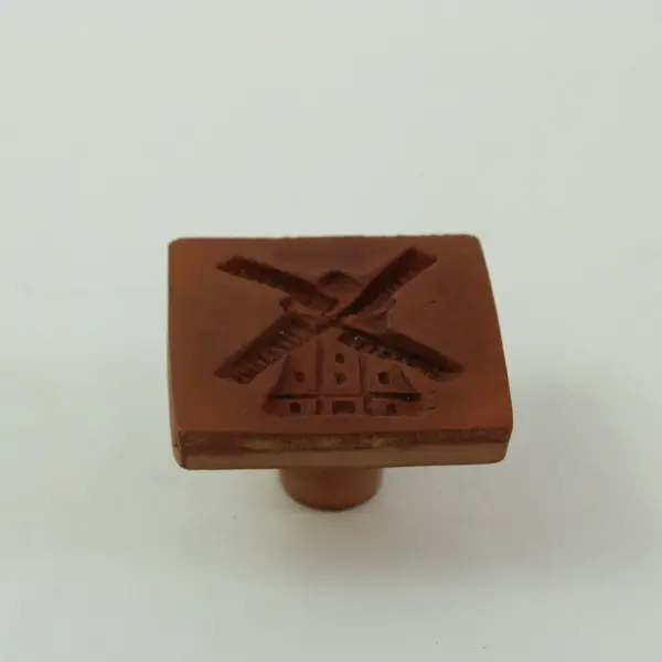 Windmill Terracotta Cookie Stamp Decorative Baking Tool