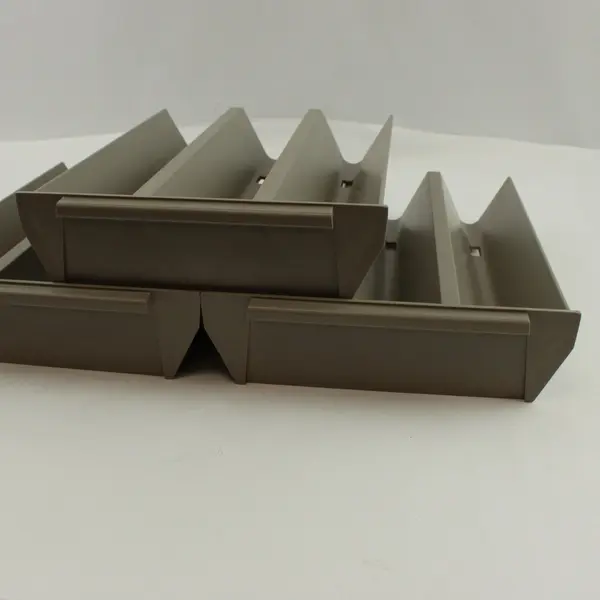 Lot of 3 Card Index File Trays with 5 Separators Plastic Organizer