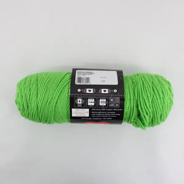 3 Green Yarn Skeins Red Heart Super Saver James C. Brett Cotton On