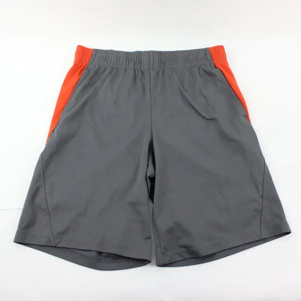 All In Motion Youth Athletic Shorts Gray Orange Large 12/14