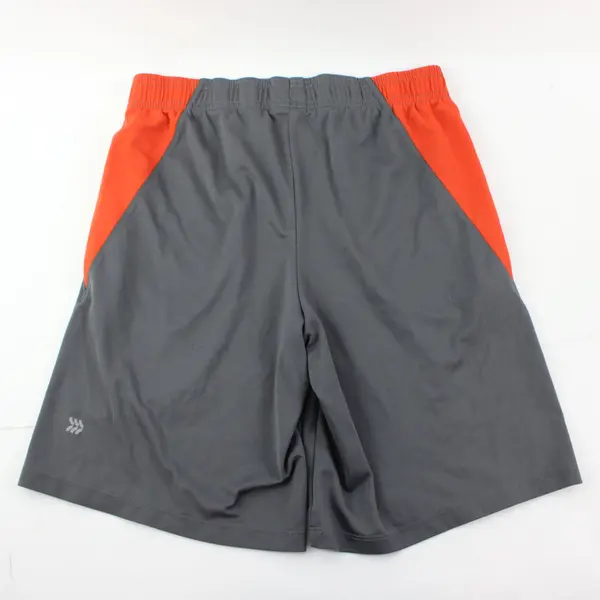 All In Motion Youth Athletic Shorts Gray Orange Large 12/14