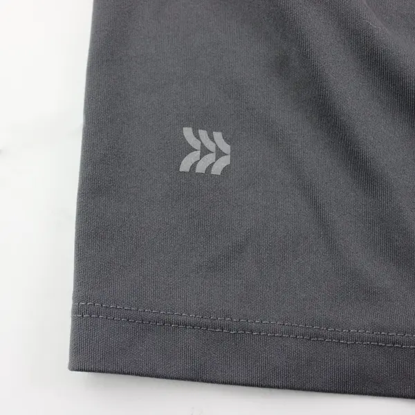 All In Motion Youth Athletic Shorts Gray Orange Large 12/14
