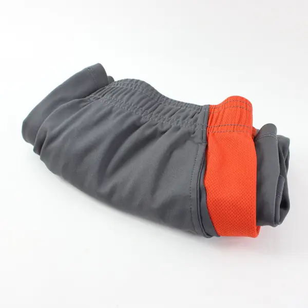 All In Motion Youth Athletic Shorts Gray Orange Large 12/14