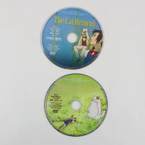 The Cat Returns 2-Disc Set Animated DVD 2005 Walt Disney, #38818 