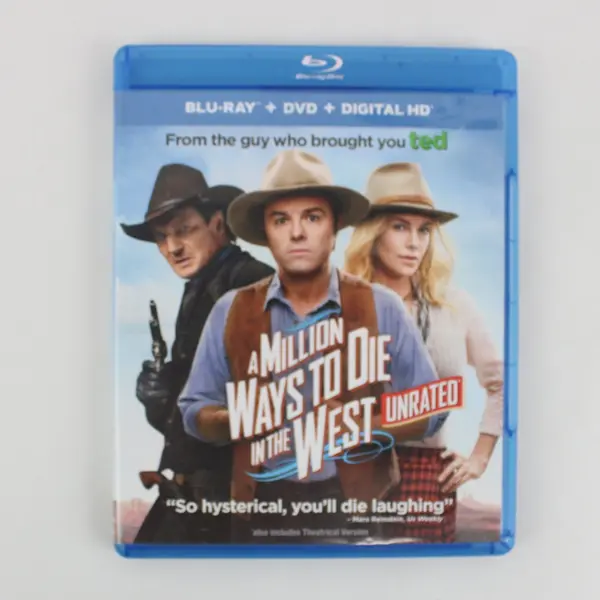 A Million Ways to Die in the West Blu-ray 2014 Comedy Seth MacFarlane Unrated
