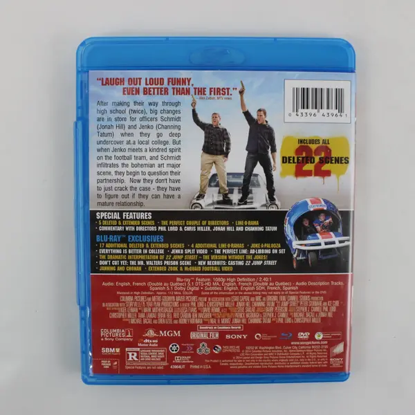 22 Jump Street Blu-ray & DVD (2014) Channing Tatum Jonah Hill