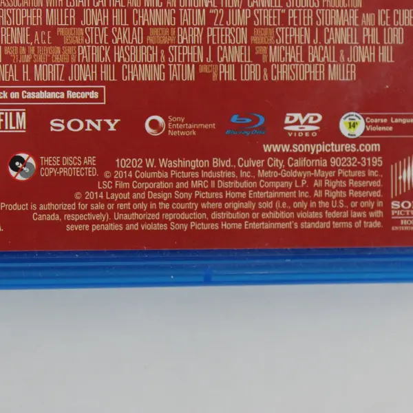 22 Jump Street Blu-ray & DVD (2014) Channing Tatum Jonah Hill