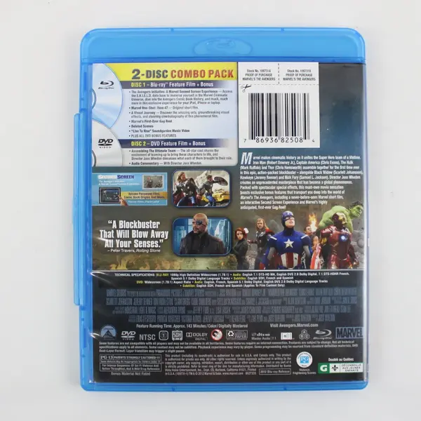 Marvel's The Avengers 2-Disc Blu-ray/DVD Combo Pack 2012