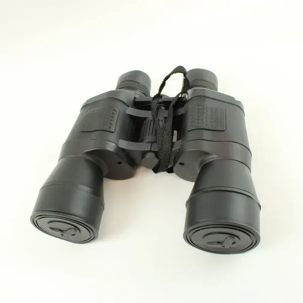 20x50 Black Binoculars for Outdoor Viewing Adjustable Eyepieces Center Focus