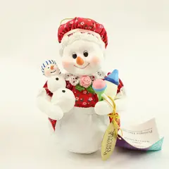Possible Dreams Clothtique Mama Frozetti Snowman Figurine 718003