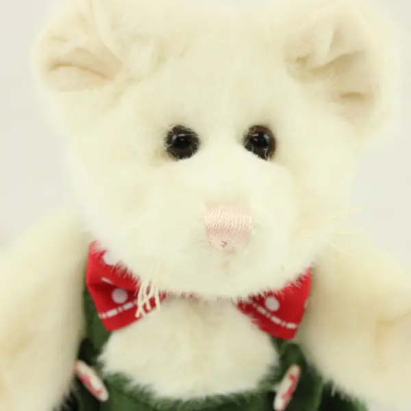 Vintage Boyds Bears & Friends Colby S. Mouski Plush Mouse Green Overalls
