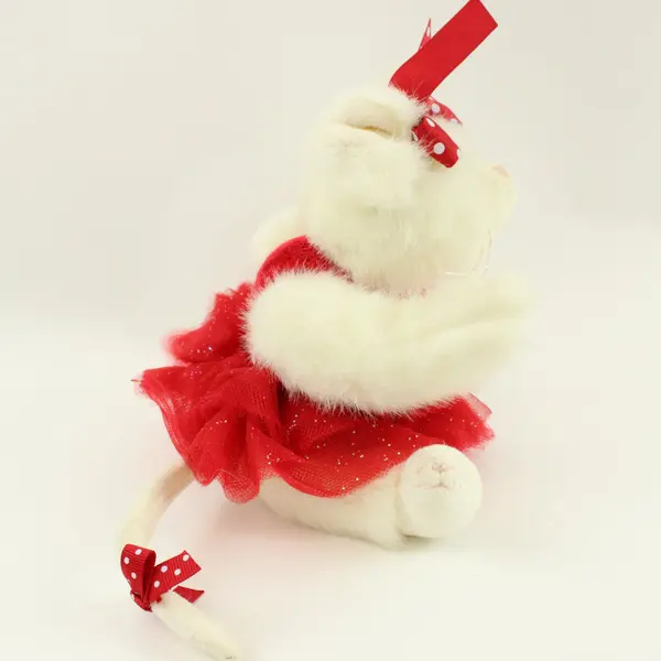 Gemmy Christmas Mrs. Claus Mouse Plush Holiday Decoration