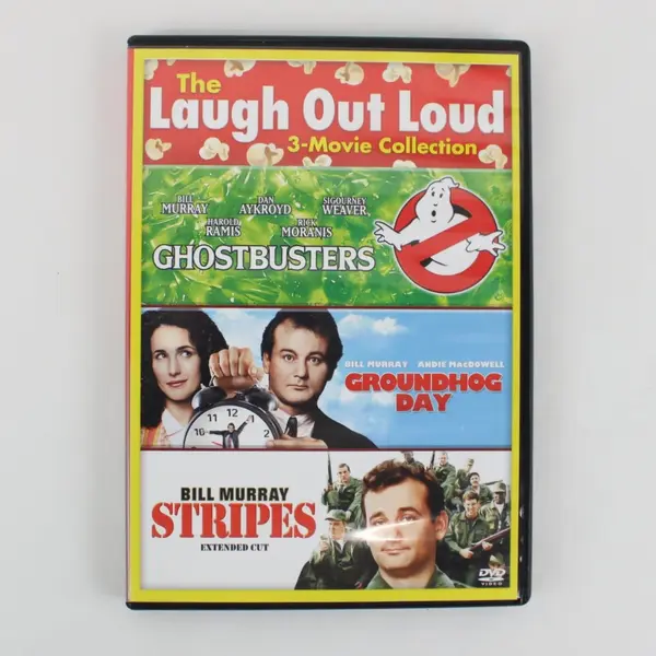 Bill Murray Ghostbusters Groundhog Day Stripes 3-Movie DVD Collection